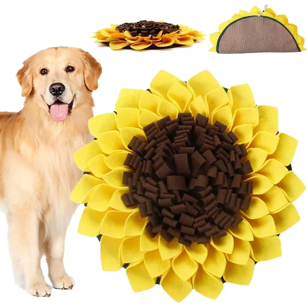 Schnüffelmatte für Hunde – Sonnenblume, ca. 38 cm
