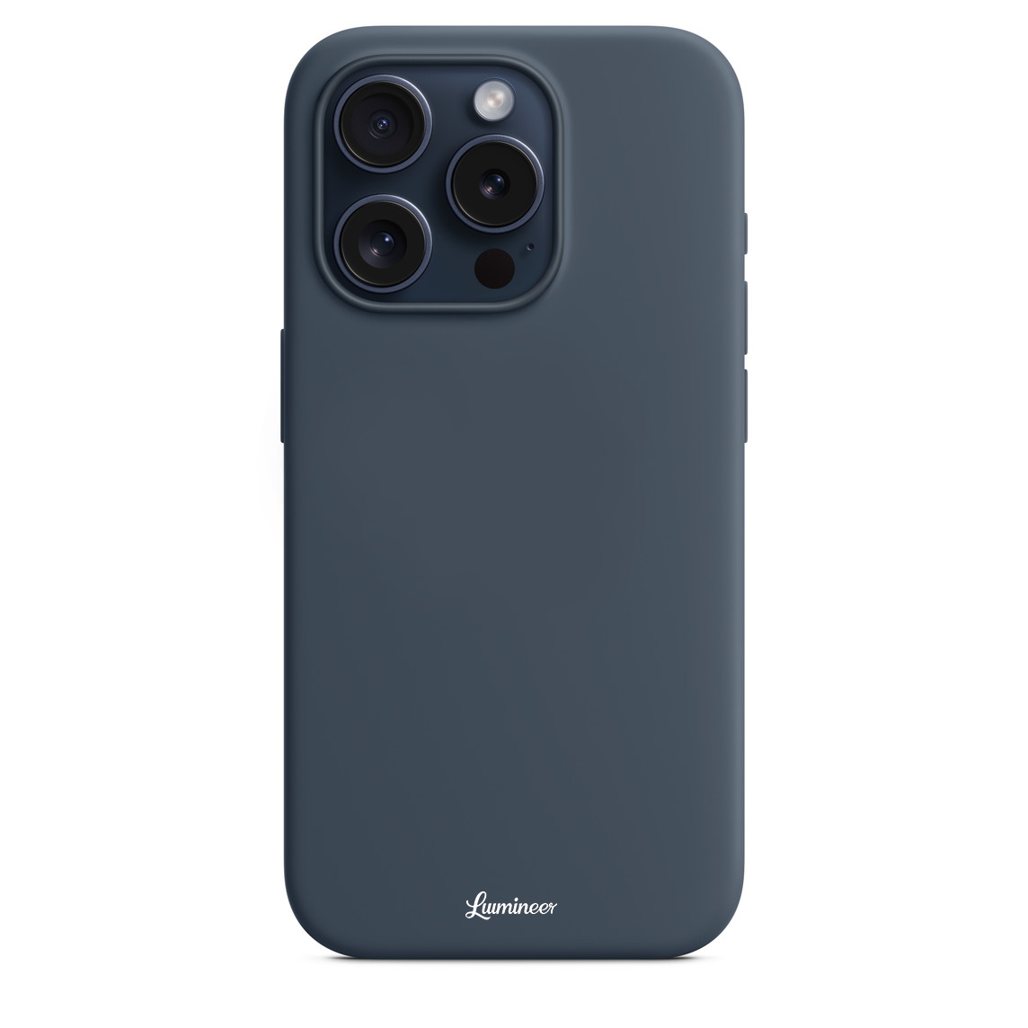 Lumineer Silikonhülle für iPhone 15 Pro – Midnight Blue