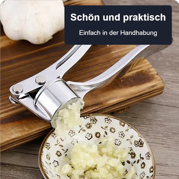 Knoblauchpresse mit langem Hebel – robust und leicht zu reinigen