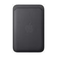 Apple iPhone Feingewebe Wallet mit MagSafe Schwarz