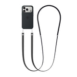 Apple Crossbody Band Schwarz mit iPhone