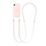 Apple Crossbody Band Hellrosa mit iPhone