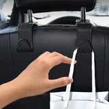 Kopfstützen-Haken fürs Auto im Carbon-Look – 2er-Set