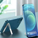 Składana metalowa podstawka pod telefon – ultracienka, magnetyczna