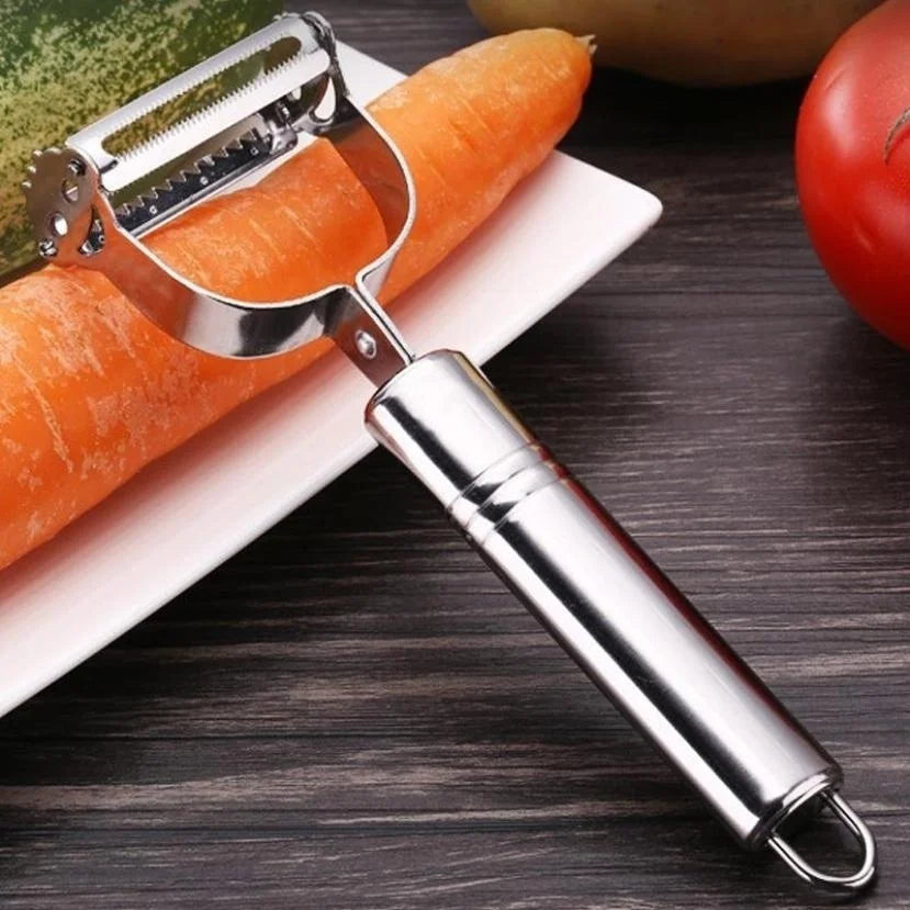 2-in-1 Stainless Steel Peeler with Julienne Blade