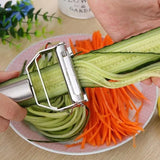 2-in-1 Stainless Steel Peeler with Julienne Blade