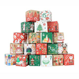 Adventskalender zum Befüllen – 24 Boxen aus Kraftpapier