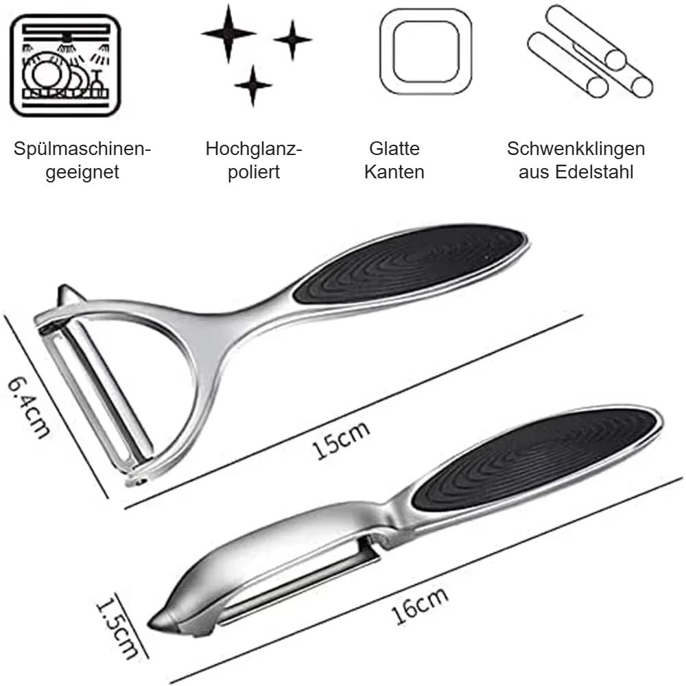 Sparschäler 2er-Set – Y-Schäler und Längsschäler