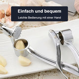 Knoblauchpresse mit langem Hebel – robust und leicht zu reinigen