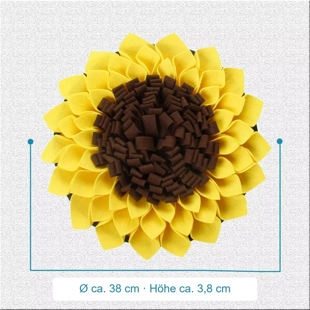 Schnüffelmatte für Hunde – Sonnenblume, ca. 38 cm