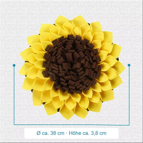 Čuchací koberček pre psy – slnečnica, cca 38 cm