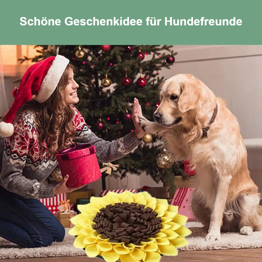 Schnüffelmatte für Hunde – Sonnenblume, ca. 38 cm